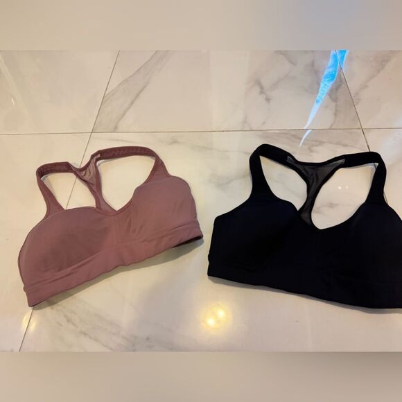 Lululemon Bra bundle -Black and Mauve size 6 #4 - Picture 1 of 9